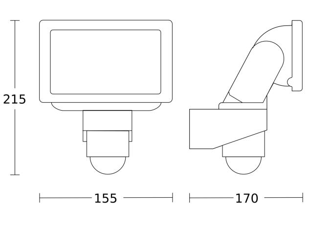 STEINEL LS 150 S nero